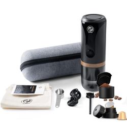 Portable Coffee Maker: 12V Travel Espresso Machine 12W