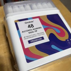 Grabie 48 Alcohol Markers Dual Tip