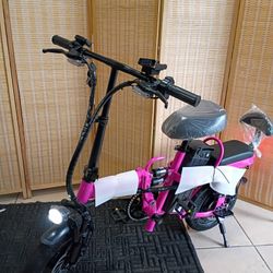 FOLDING ELECTRIC BIKE FULL SUSPENSION PEAK 750W -SPEED 25MPH-RANGE 50MILES
Model: HPQ A9 Foldable Electric Bike
Motor: True 500W (Peak Power 750W) Bru