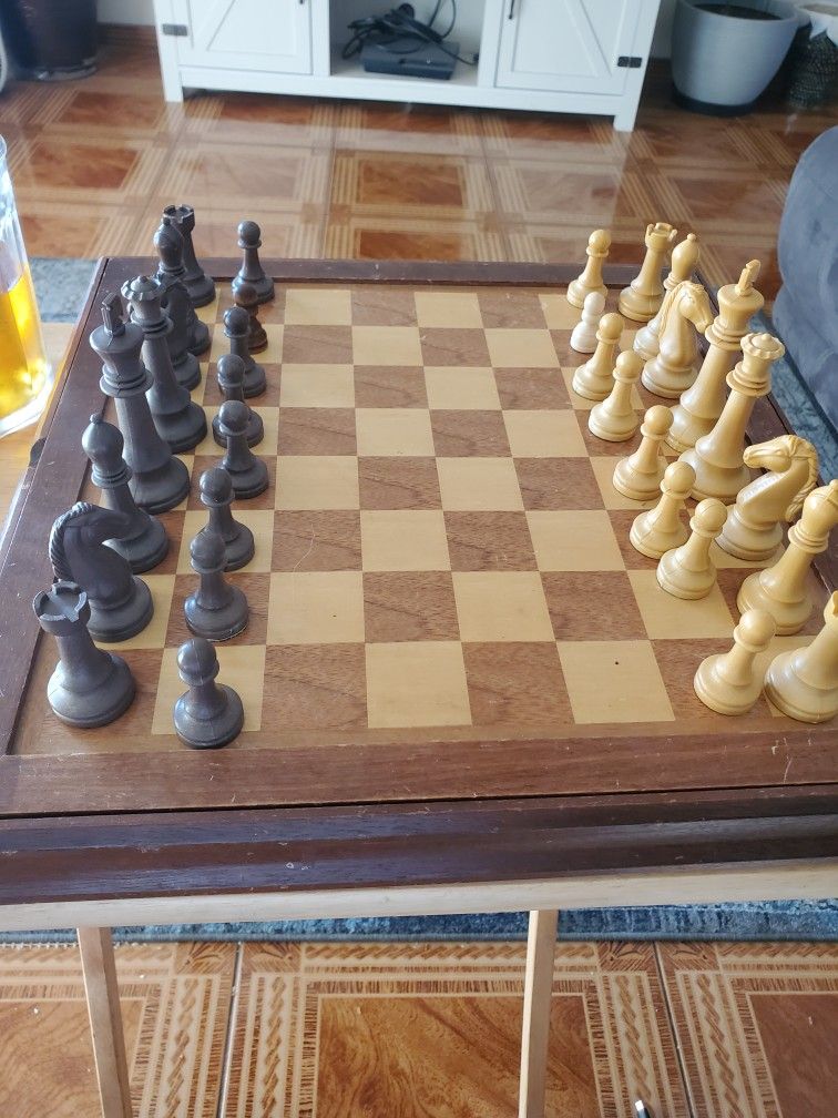 Chess And Checker Set