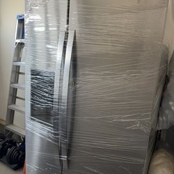 Brand New Whirlpool Stainless Steel Side-by-Side Refrigerator – Never Used