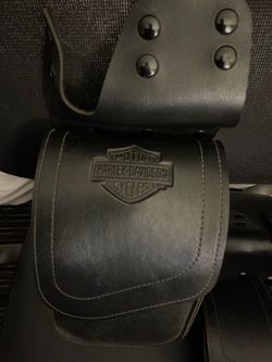 Harley Davidson leather guard bags