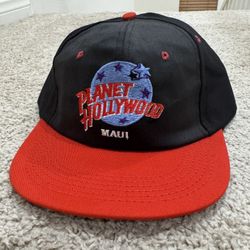 Vintage 90’s Planet Hollywood Maui Snapback Cap
