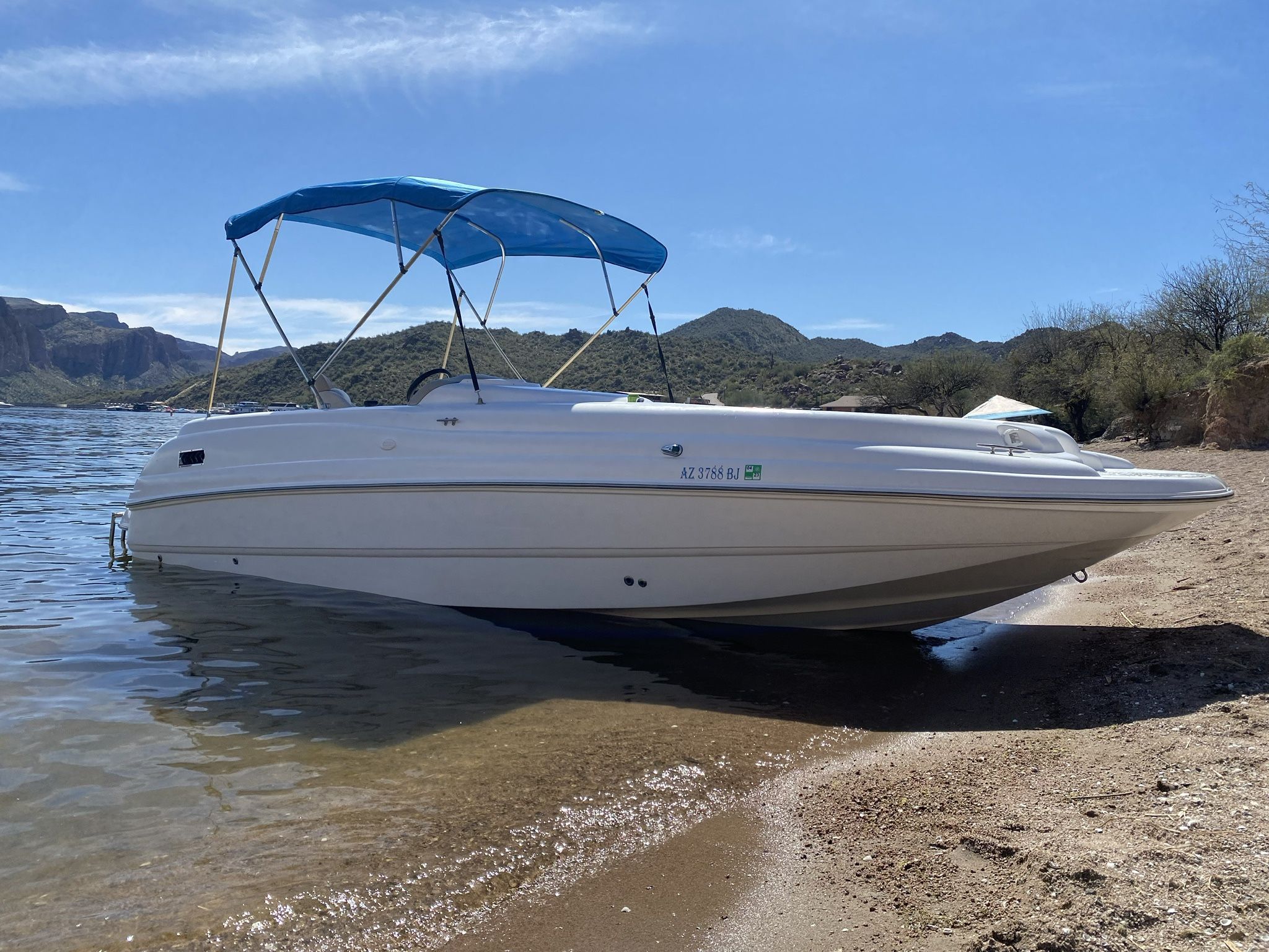 2001 Chaparral Sunesta 232 Deckboat