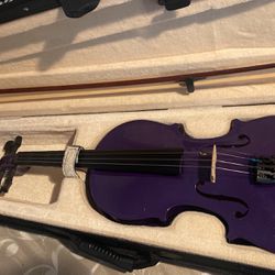 Purple Traditional Violin (like New)