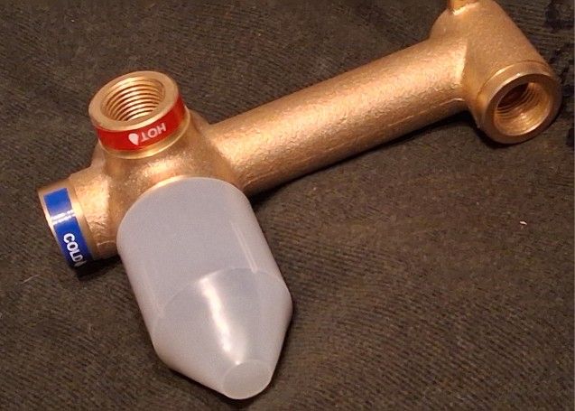 Sumerain Wall-Mounted Bathroom Faucet Rough-In Valve Body – Solid Brass Construction, 2-Handle Design, Universal Wall Mount for Concealed Installation