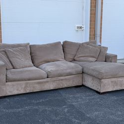 Crate & Barrel Two Piece Sectional Couch! – Free Curbside Delivery