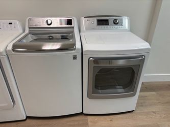 LG washer and gas dryer