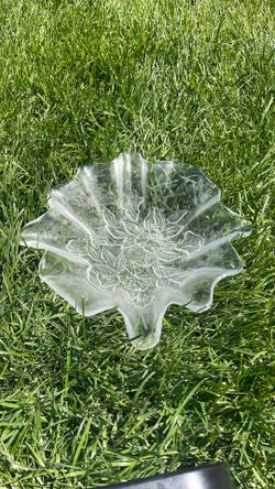 Fruit glass bowl