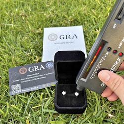 Moissanite Earrings VVS1 Moissanite Earrings