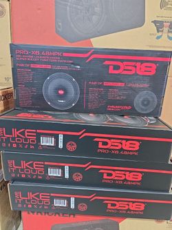 PRO - X6. 4BMPK Mid range loudspeakers + super bullet tweeters package