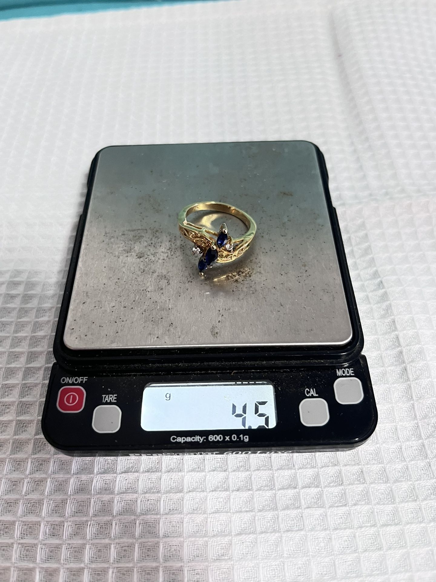 Gold Plated Sterling Ladies Ring