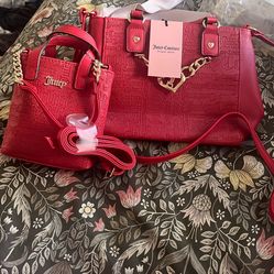 Juicy Couture Red Bag Set