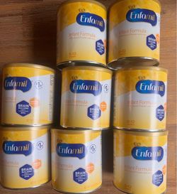 10 cans - Enfamil new never opened lot of 10 cans
