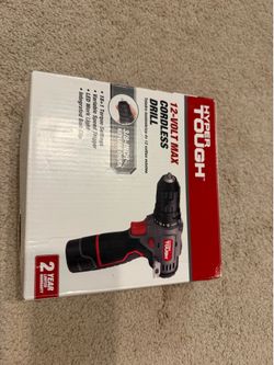 Hyper Tough 12V Max Cordless Drill Kit with Charger & Box – Like New