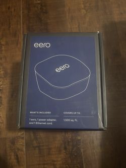 Brand New eero Mesh Wi-Fi Router – Covers up to 1,500 sq ft (1-Pack