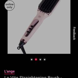 LANGE LE VITE HAIRBRUSH STRAIGHTNER (BLUSH.ROSE)