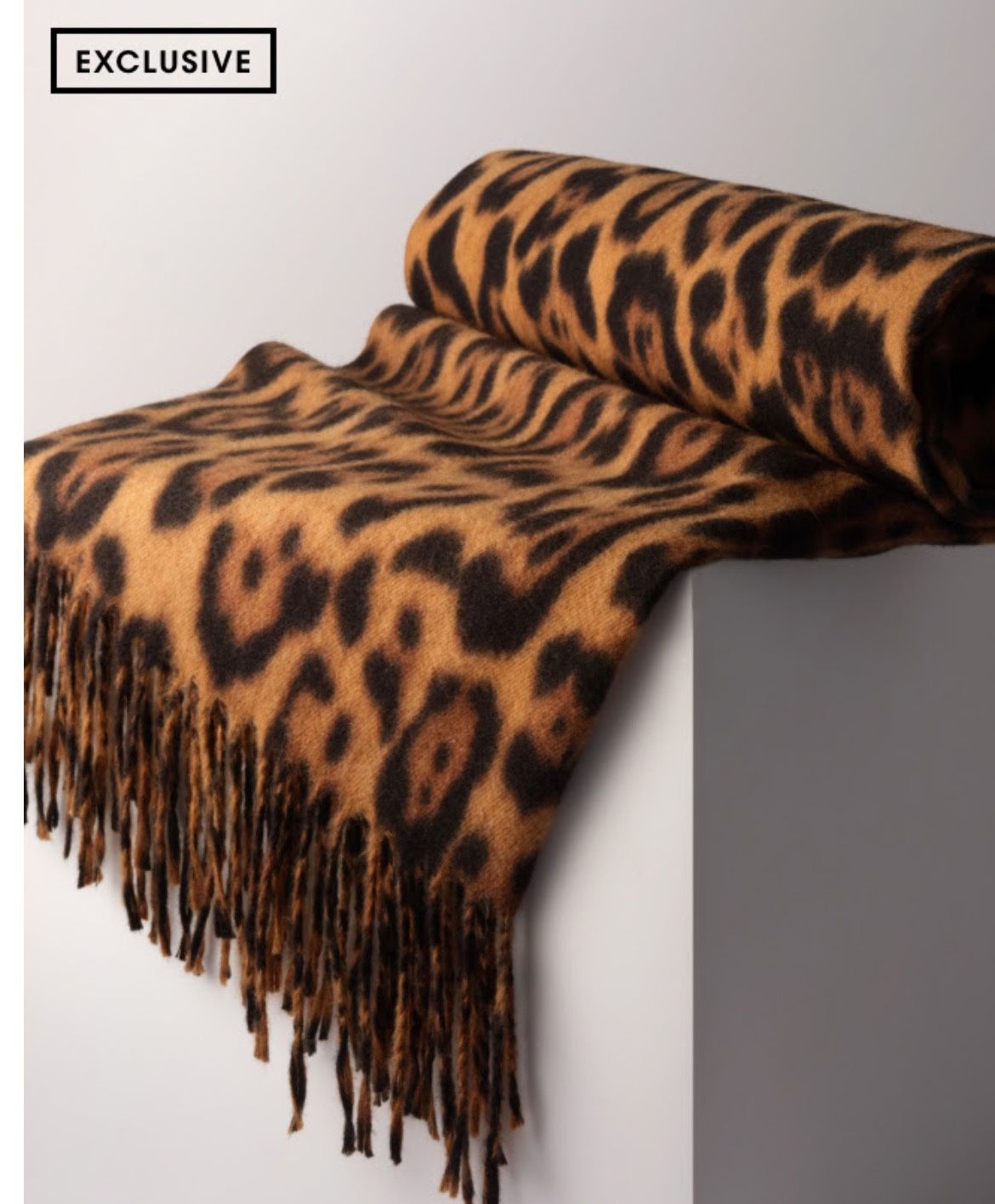 Bloomingdale's Leopard Print Scarf