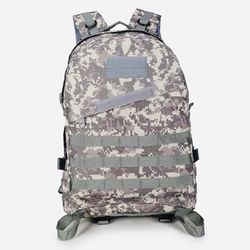 Grey Tactical Full Size Backpack 