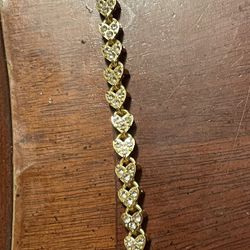 Gold Plated Diamond Women’s Bracelet