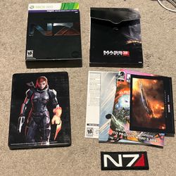 Mass Effect 3 N7 Collector's Edition Xbox 360 Complete CIB Steelbook Comic