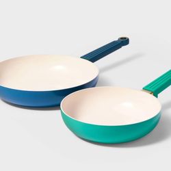 FRY PAN SET 8 And 10 Inches Juego Sartenes8 Y 10 Pulgadas Nuevos 