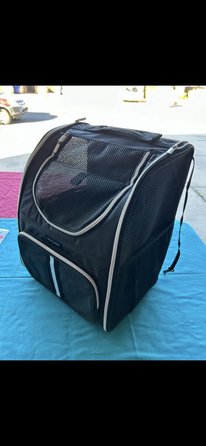 Black Pet Backpack