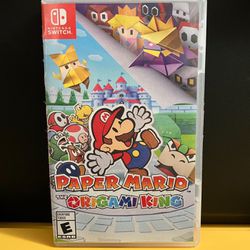 Paper Mario The Origami King for Nintendo Switch Video Game console complete Bros Brothers Luigi or Lite OLED
