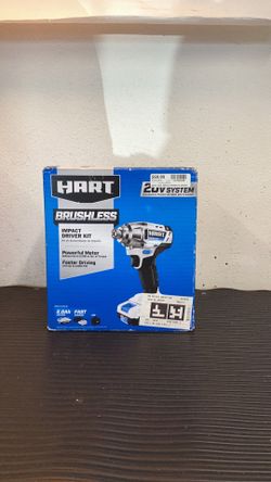 NEW OPEN BOX HART IMPACT DRIVER KIT (HPID26B)