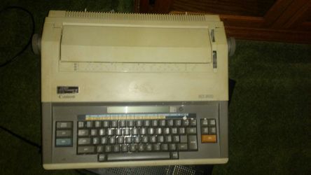 Canon word processor