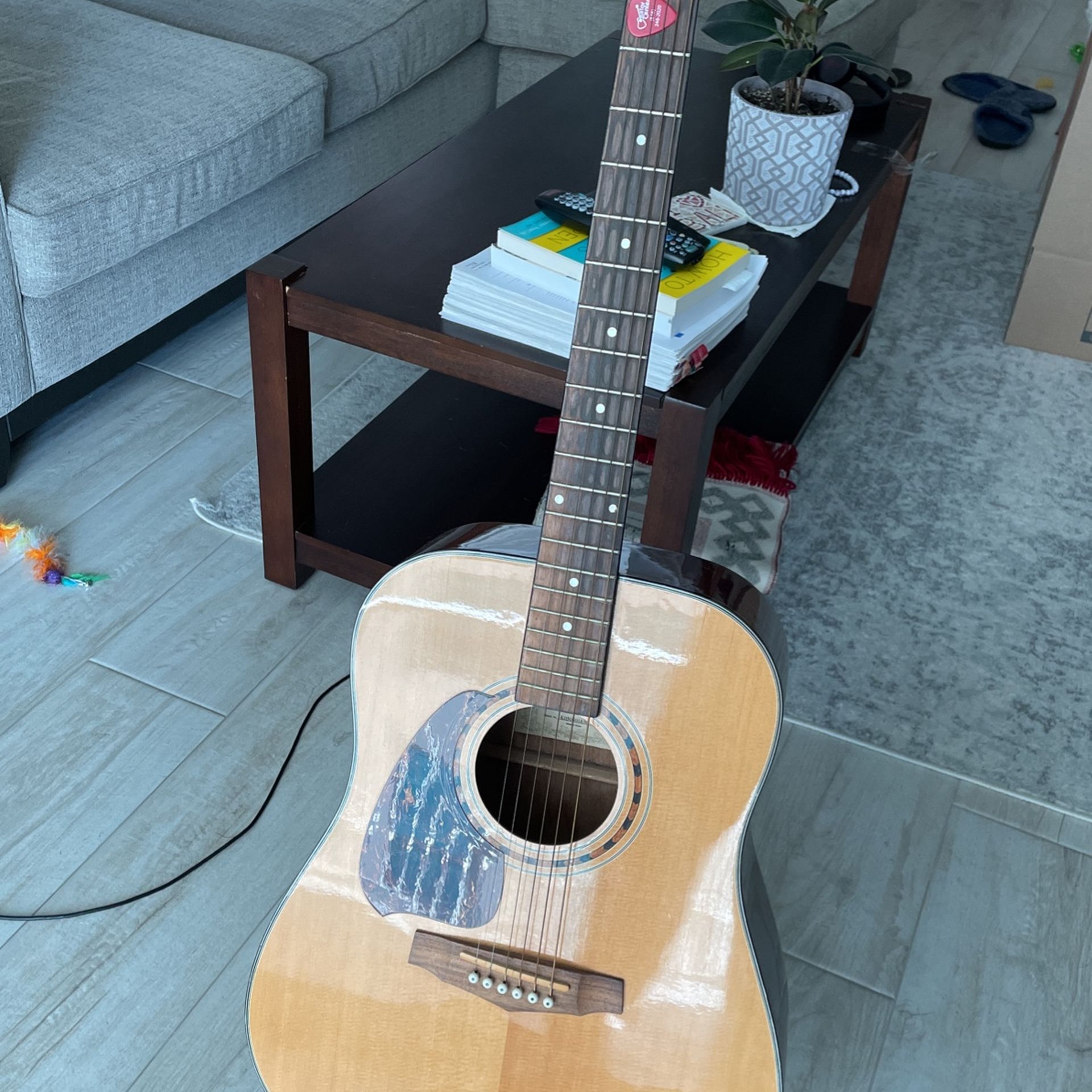 Ibenz Left Handed Acustic Guitar With Stand