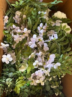 Artificial Flower and Greenery Lot