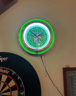 Rolling Rock Clock