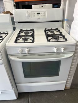 30in white stove