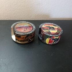 GORGEOUS Pair of Complete Set of 12 Soapstone Safari Coasters Made in Kenya