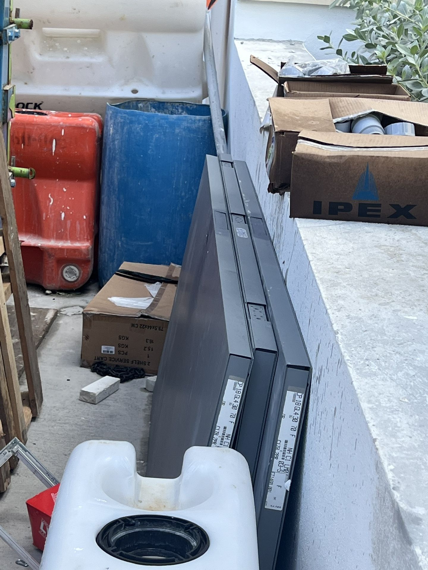 Fire Proof Solid Metal Door 84x36” (9 Door)