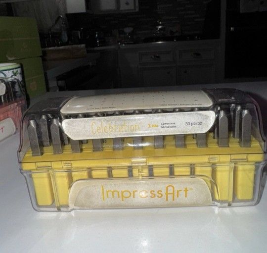 ImpressArt: Celebration Lower Case Metal Stamp Set 3mm