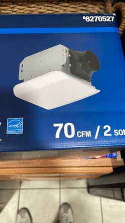 Bathroom / dryer room Exhaust Fan 70 CFM Energy Star