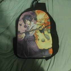 Naruto And Sasuke Backpack