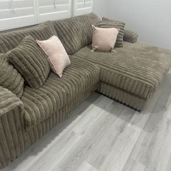 NEW BROWN COUCH