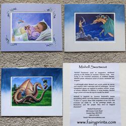 NEW original authentic genuine Mishell Swartwout signed prints paintings posters x3