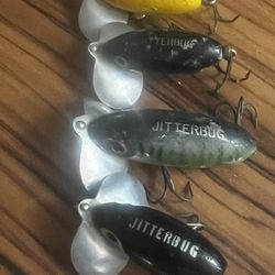 Fred Arbogast Jitterbug Lures  + Arbogaster