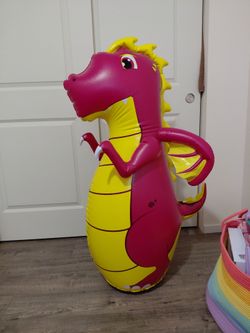 Dinosaur punching inflatable