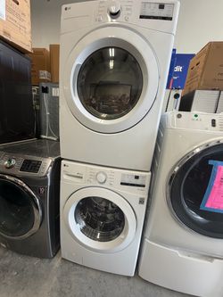 LG Stacked Washer and Dryer Set