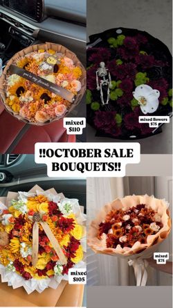 October Sale Flower Bouquets