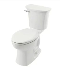 American Standard Edgemere 1.28 GPF Two-Piece Elongated Comfort Height Toilet with Left Hand Tank Lever