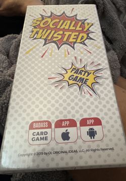New Sealed Socially Twisted Adult Party Game (Like Cards Against Humanity)