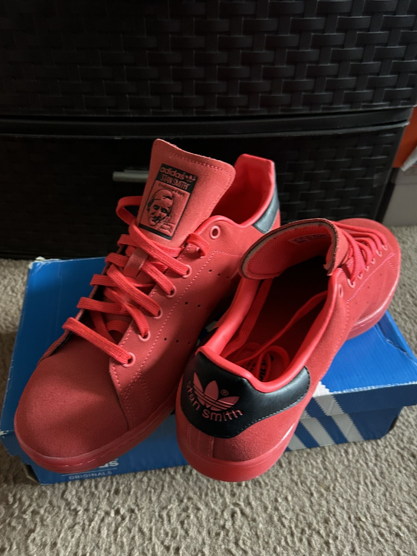 Red Adidas Stan Smith