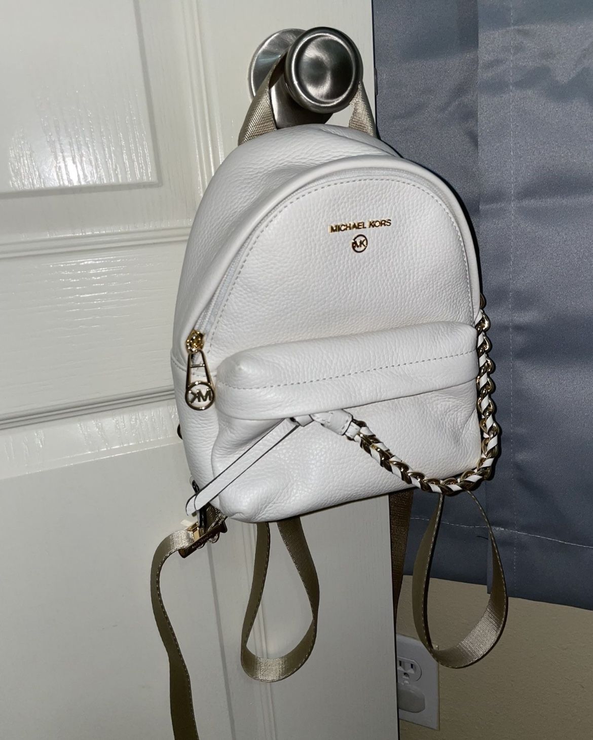 Brand New White MK Mini Backpack