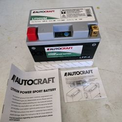 Battery 12v LITHIUM  260cca 